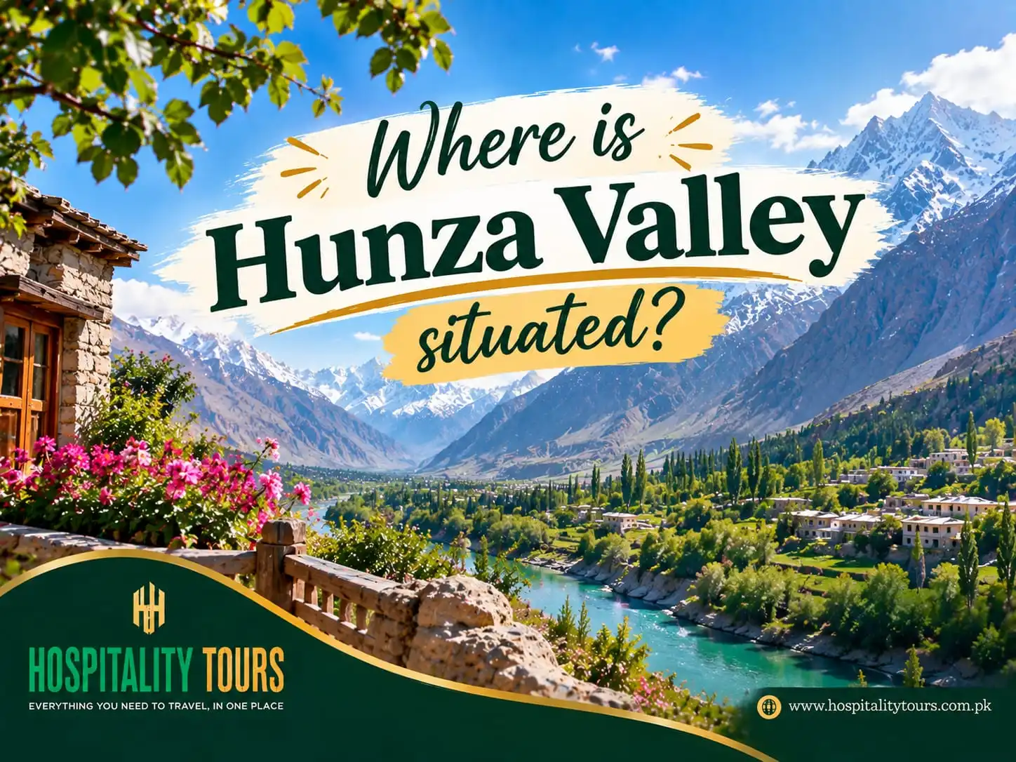 Where is Hunza Valley situated​?
